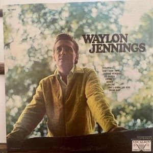 Waylon Jennings record LP